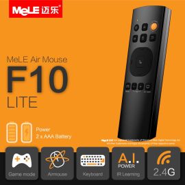 3-in-1 Fly Mouse-Keyboard-Remote Control Mele F10 Lite, Gyro, 2.4G, learning IR | F10-Lite | MeLE | VenSYS.pl