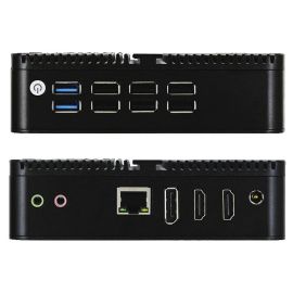 Industrial Fanless mini PC VenBOX M4B with Intel Celeron J6426/N100 2xHDMI DP LAN 8xUSB